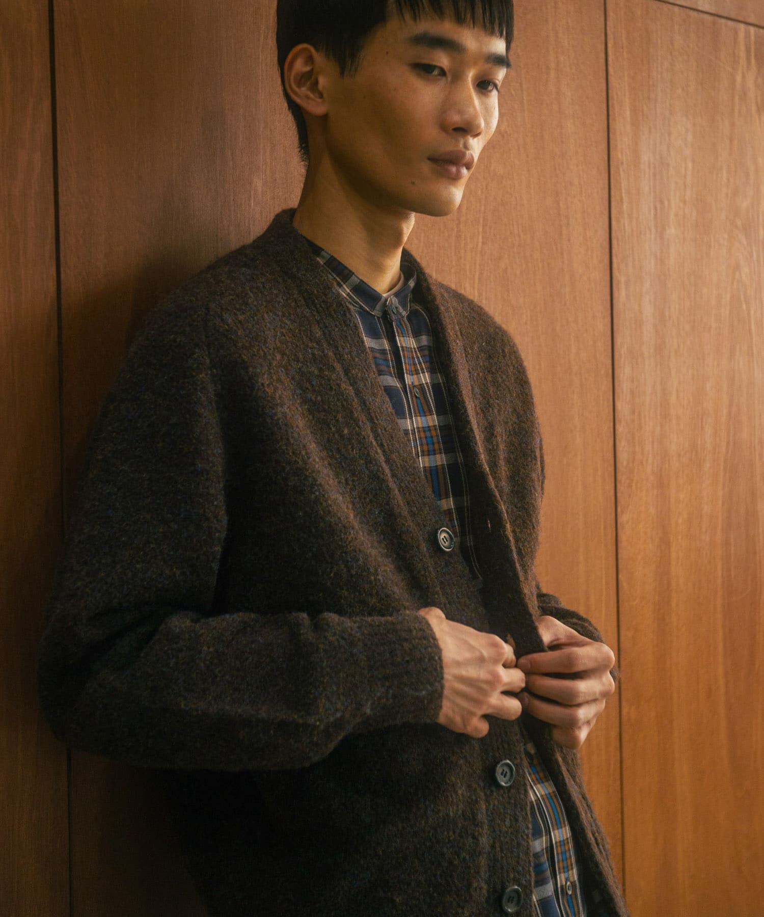 URBAN RESEARCH DOORS「FORK&SPOON　TRWバンドカラーシャツ」|シャツ・ブラウス|