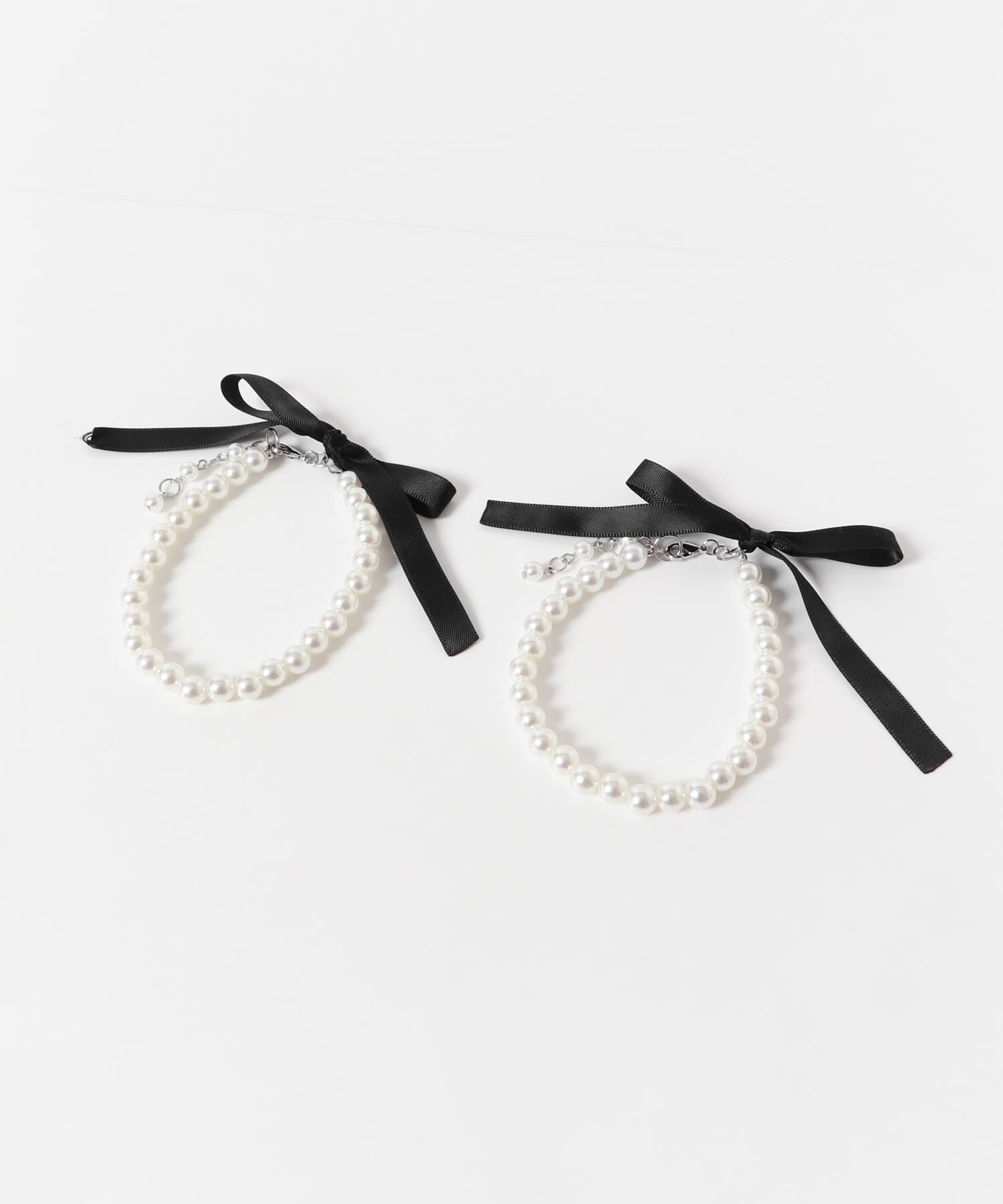 SMELLY「『WEB/一部店舗限定』パールリボンアンクレット」|アンクレット|