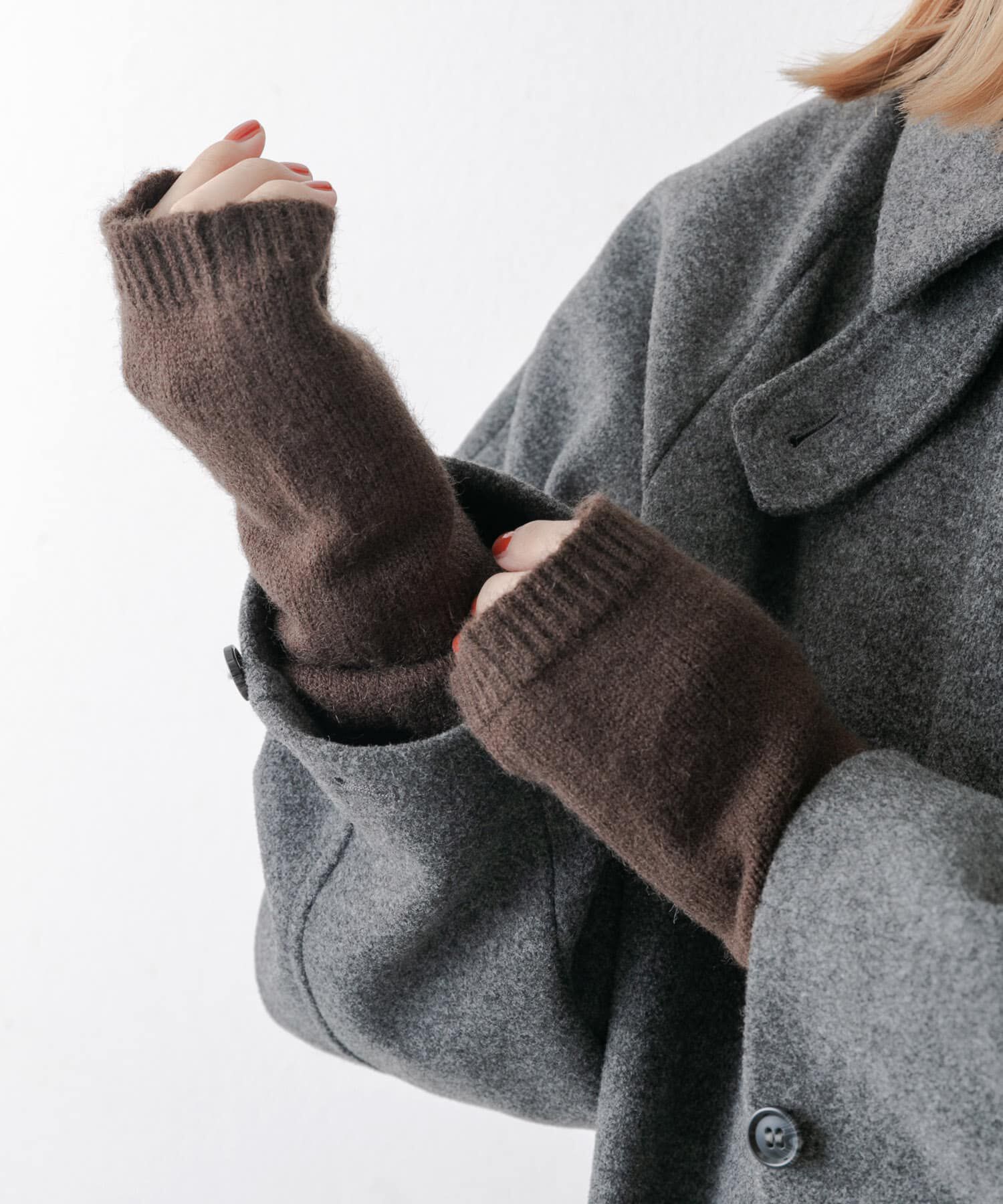 SMELLY「ニットアームウォーマー」|手袋|