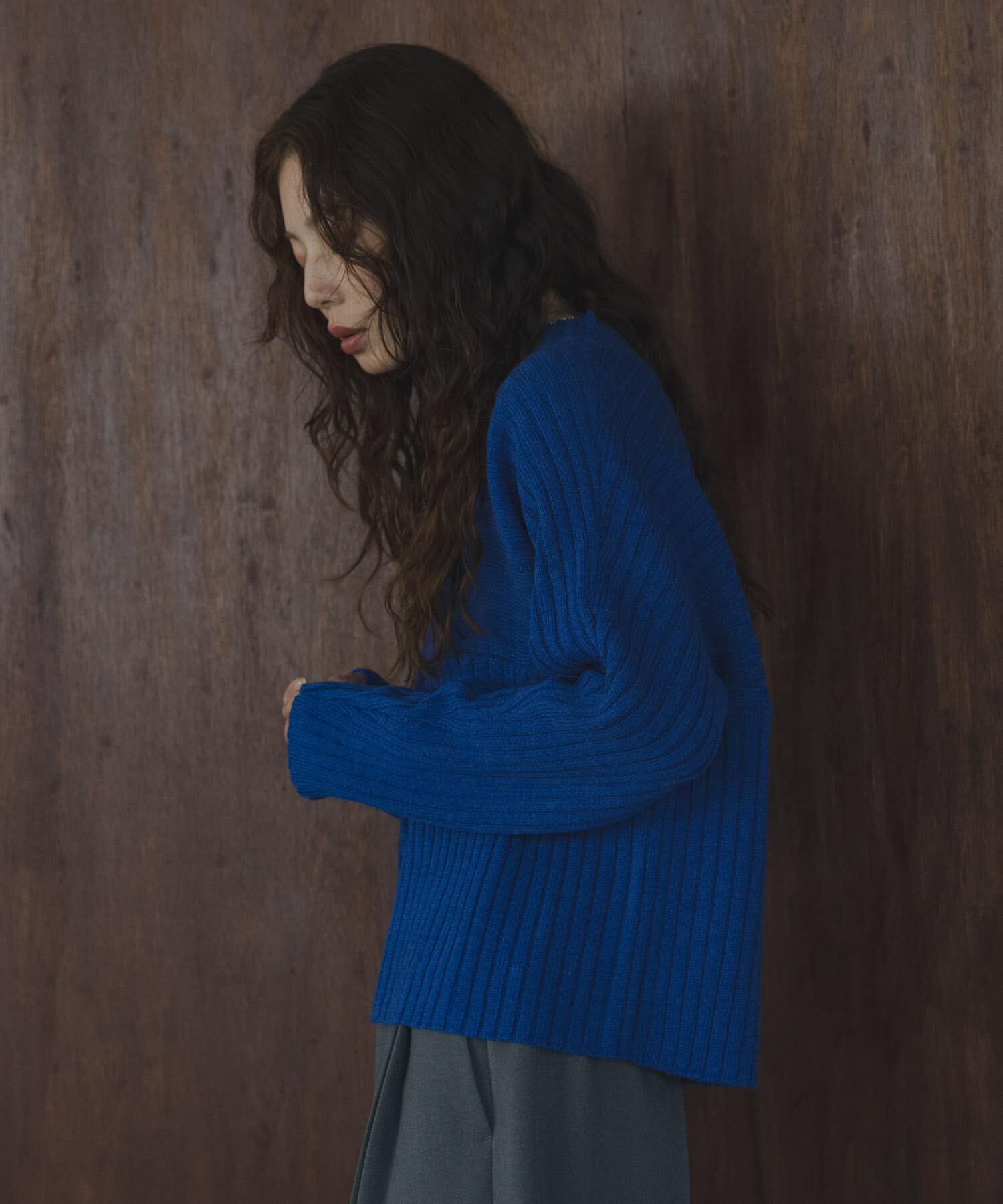 Sonny Label 「ワイドリブ切替えニット」|ニット・セーター|