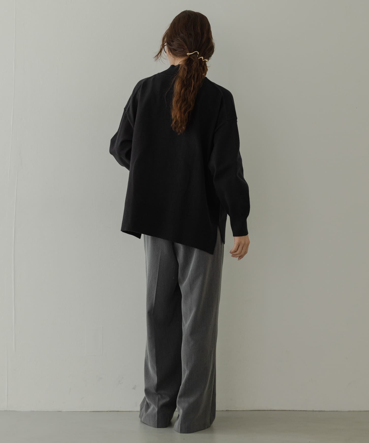 Sonny Label 「『UR TECH』サイドスリットプルオーバー」|ニット・セーター|