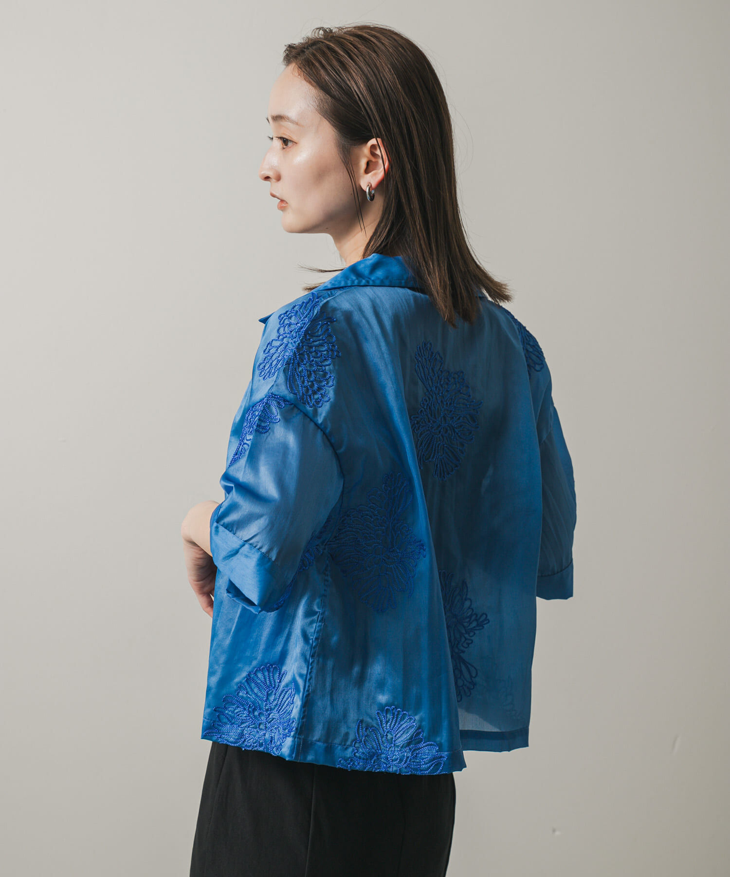 SENSE OF PLACE by URBAN RESEARCH「インドシシュウクロップドシャツ」|シャツ・ブラウス|