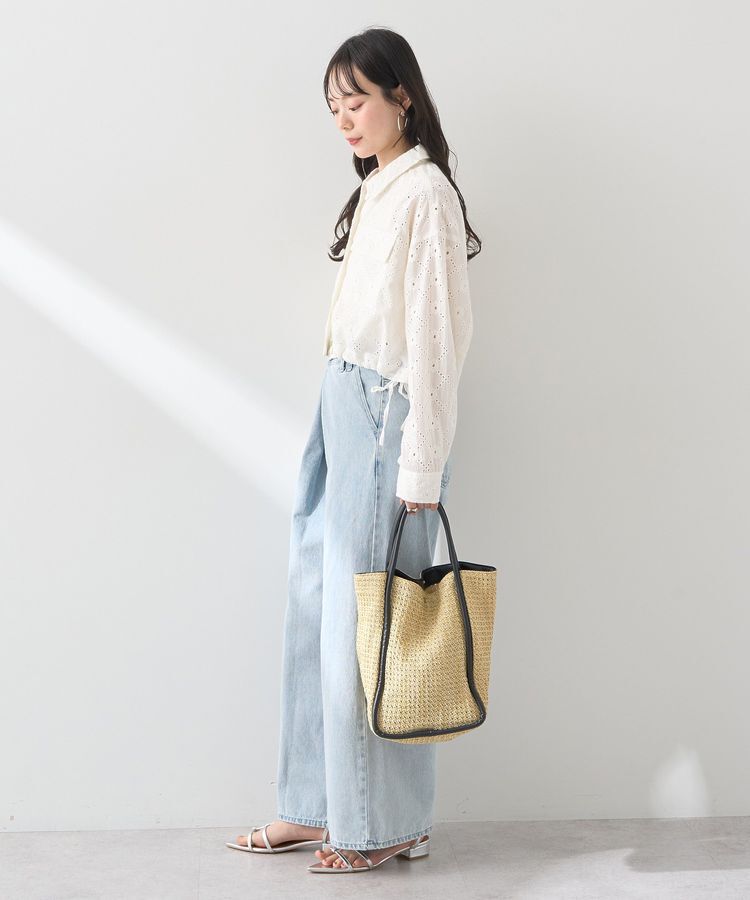 earth music&ecology「レースブルゾン」|ブルゾン・スタジャン|