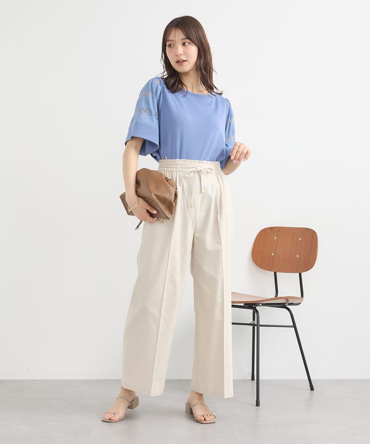 earth music&ecology「リラックスイージーパンツ / リネン混」|その他|