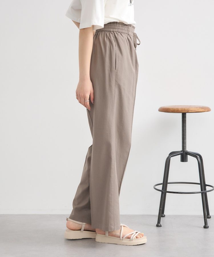 earth music&ecology「リラックスイージーパンツ / リネン混」|その他|