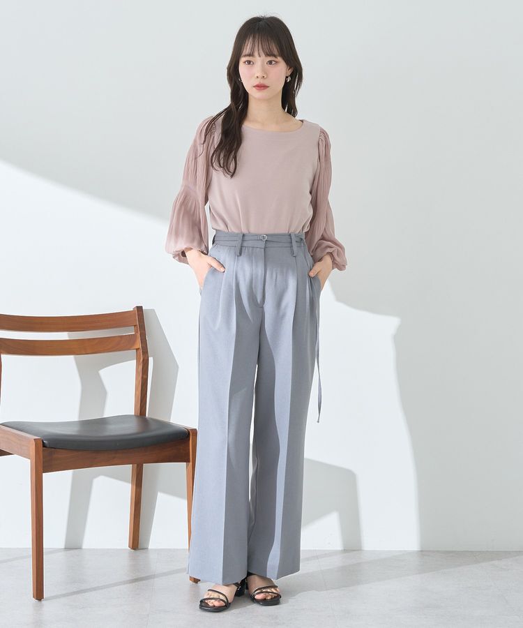 earth music&ecology「ベルトタックパンツ」|その他|