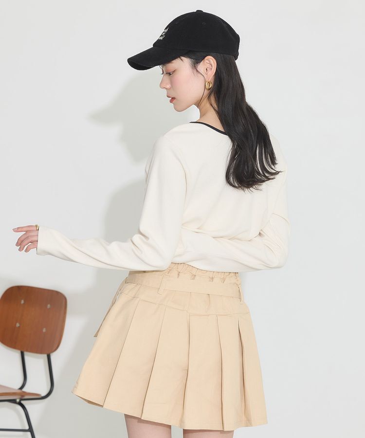 earth music&ecology「2WAY釦リブプルオーバー」|Tシャツ・カットソー|