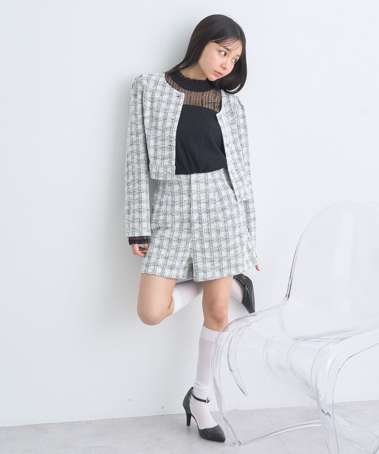 earth music&ecology「カットツイードショートパンツ」|その他|