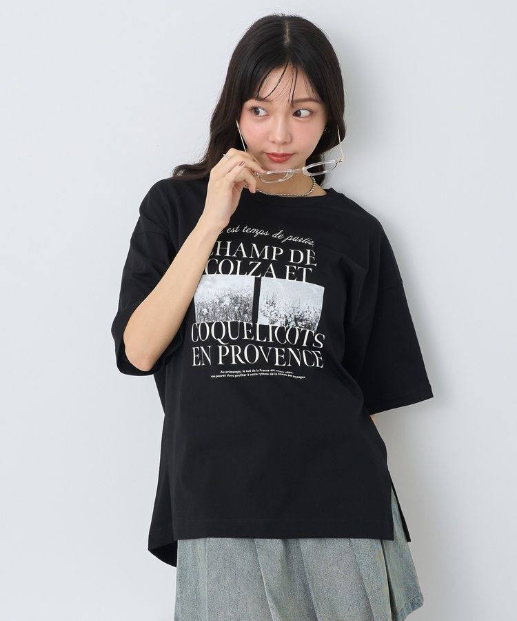 earth music&ecology「PhotoスリットT」|Tシャツ・カットソー|
