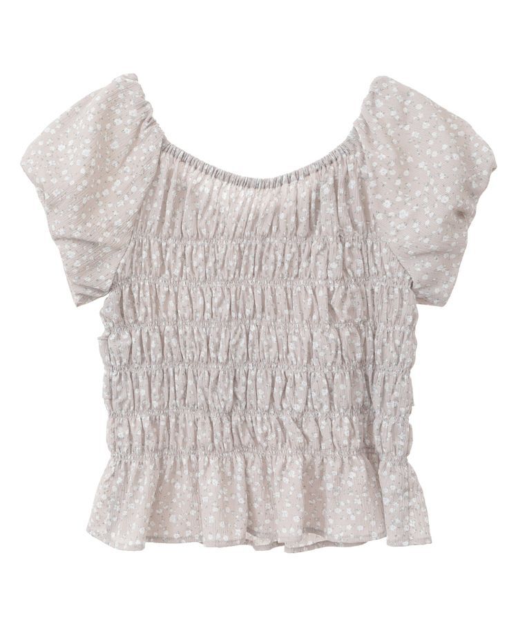 earth music&ecology「フレンチバルーンフリルブラウス」|シャツ・ブラウス|