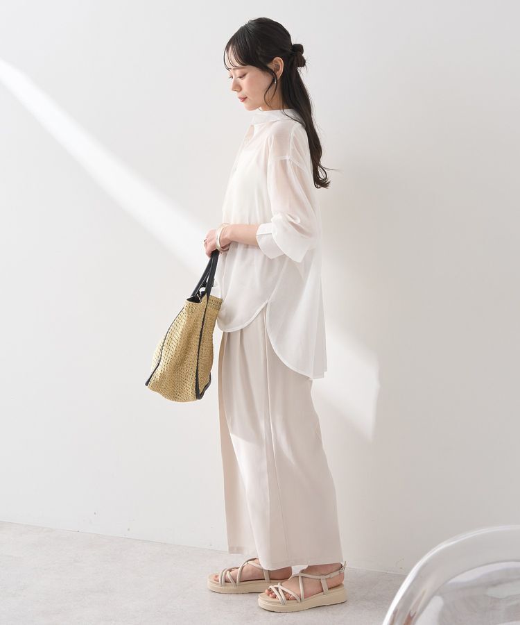 earth music&ecology「シアーストライプシャツ」|シャツ・ブラウス|