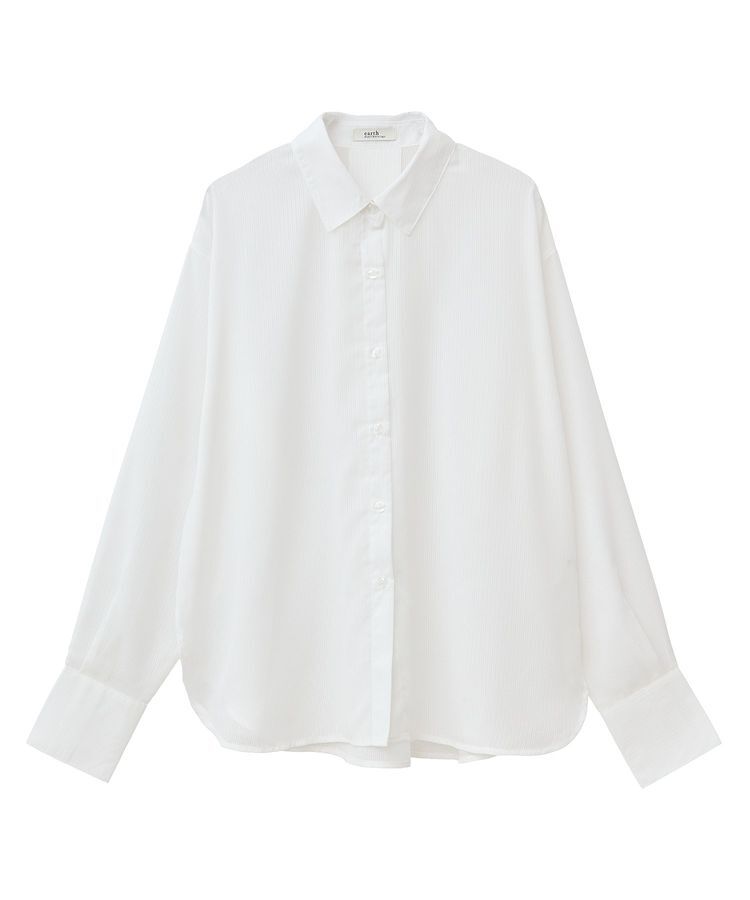 earth music&ecology「シアーストライプシャツ」|シャツ・ブラウス|