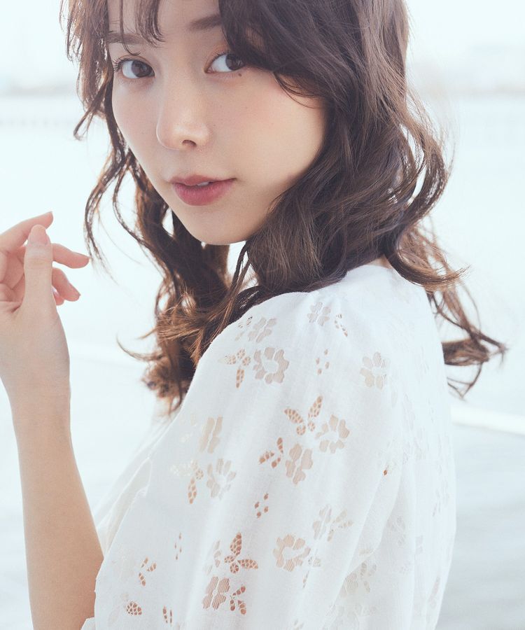 earth music&ecology「透かし花柄ブラウス」|シャツ・ブラウス|