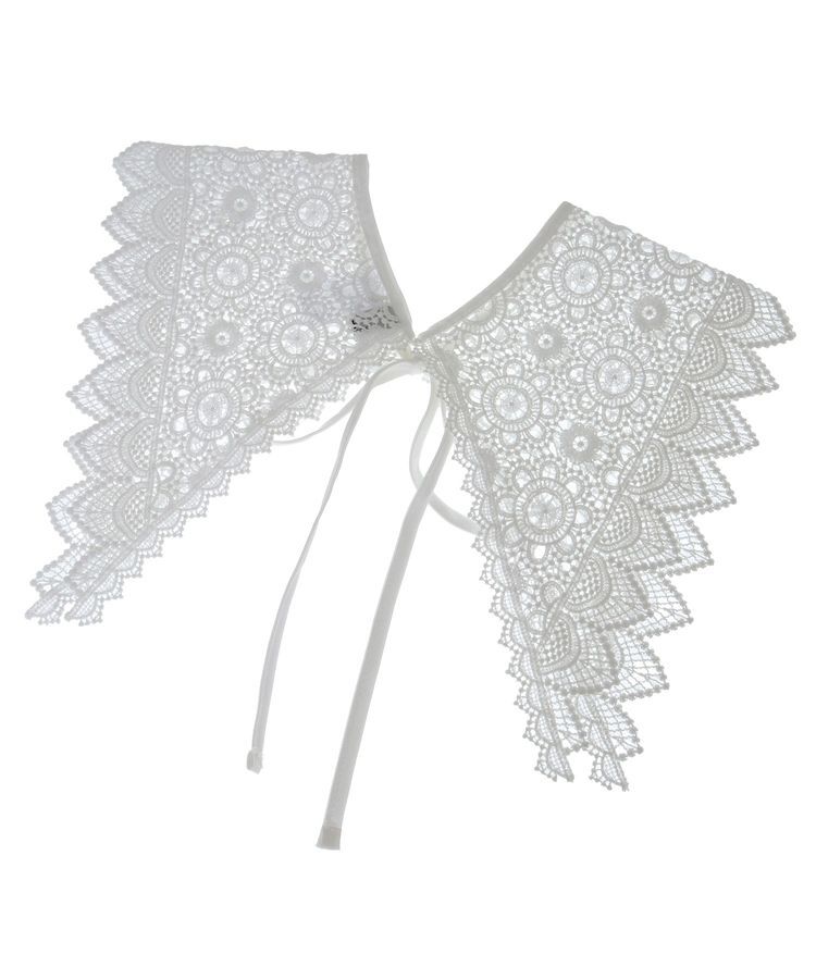 earth music&ecology「ケミカルレース付け襟」|その他|