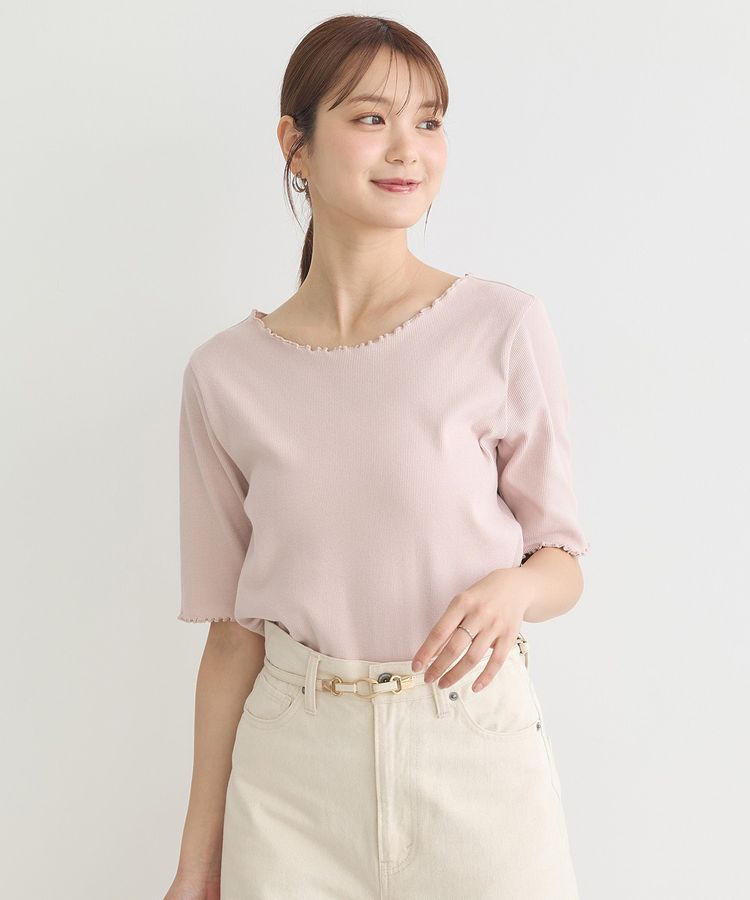 earth music&ecology「リブメロープルオーバー」|Tシャツ・カットソー|