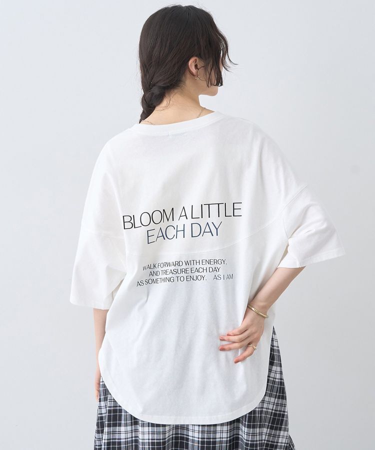 earth music&ecology「ドルマンバックプリントTee」|Tシャツ・カットソー|