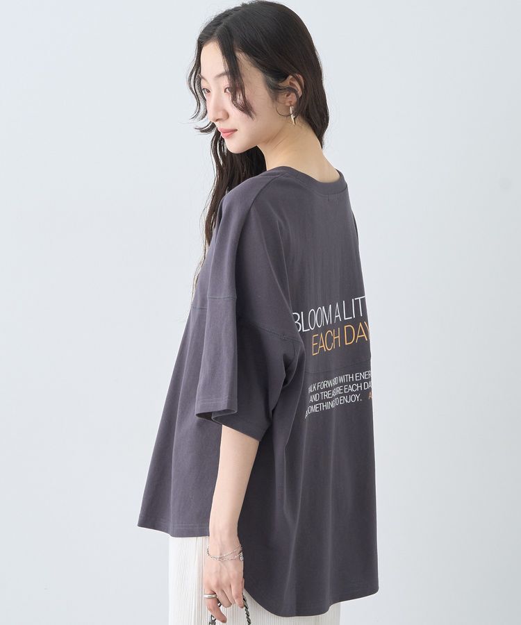 earth music&ecology「ドルマンバックプリントTee」|Tシャツ・カットソー|