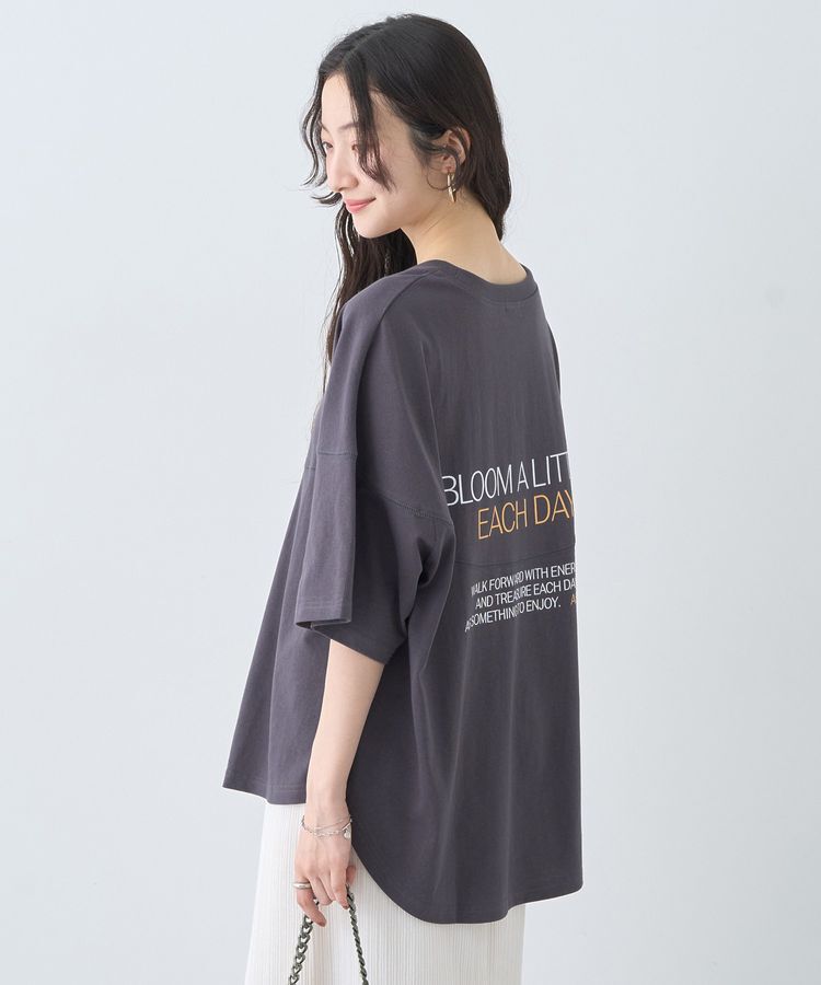 earth music&ecology「ドルマンバックプリントTee」|Tシャツ・カットソー|