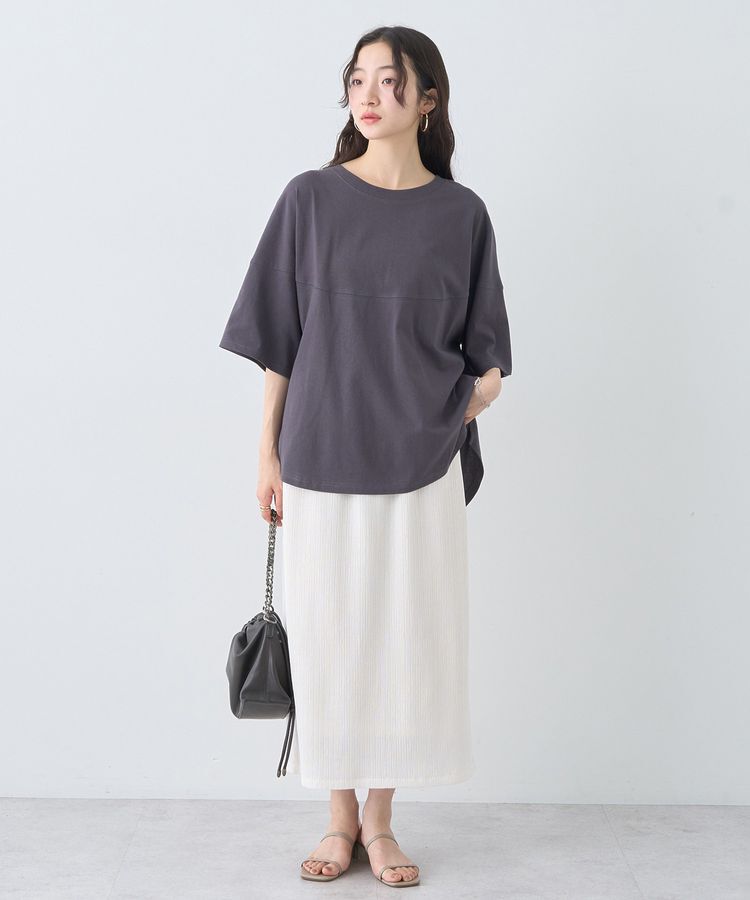 earth music&ecology「ドルマンバックプリントTee」|Tシャツ・カットソー|