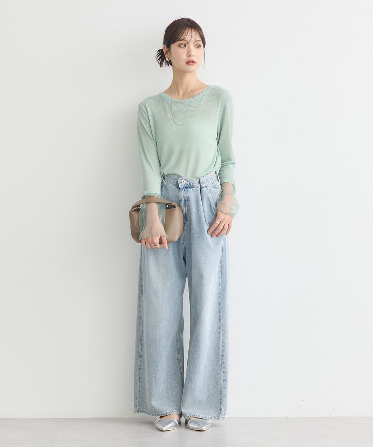 earth music&ecology「シアースリーブプルオーバー」|Tシャツ・カットソー|