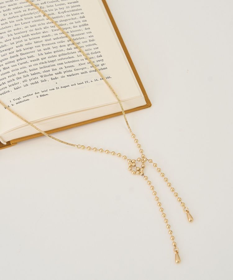 earth music&ecology「ルーズノットネックレス」|ネックレス|Gold