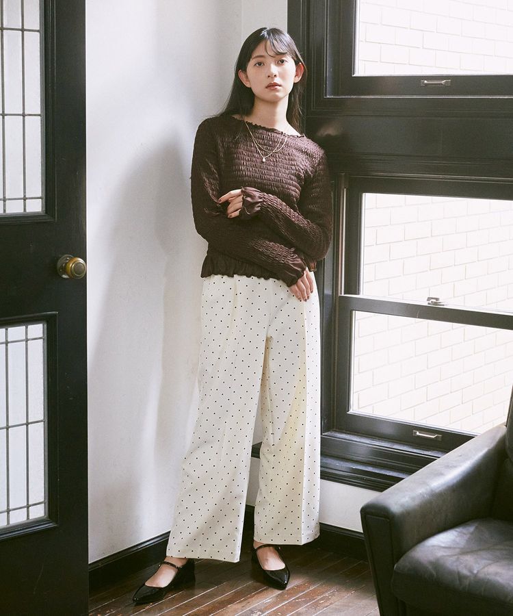 earth music&ecology「リラックスドットパンツ」|その他|