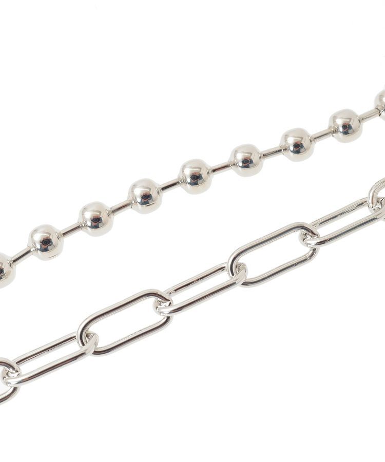 earth music&ecology「マンテルチェーンMIXネックレス」|ネックレス|