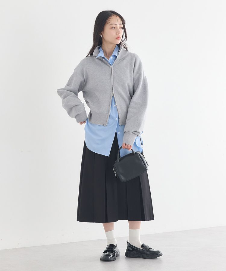 earth music&ecology「タックプリーツミディスカート」|スカート|