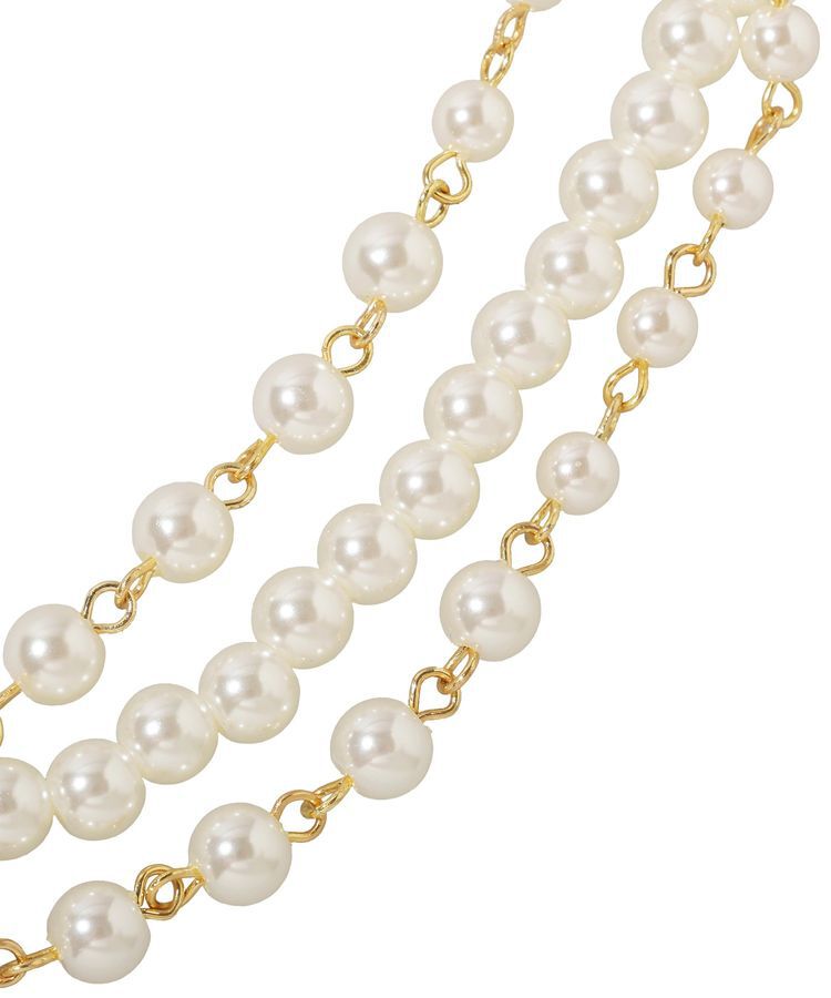 earth music&ecology「3連パールネックレス」|ネックレス|