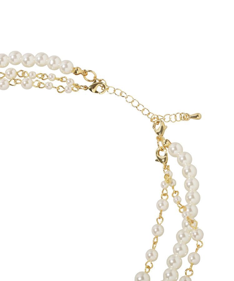 earth music&ecology「3連パールネックレス」|ネックレス|