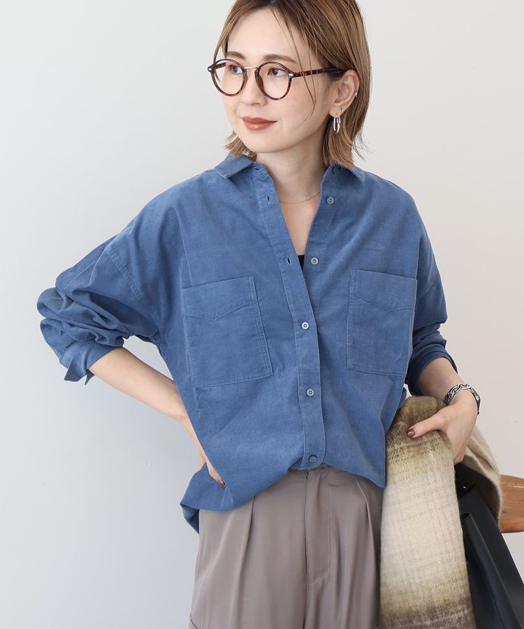 AMERICAN HOLIC「Wポケットコーデュロイシャツ」|シャツ・ブラウス|