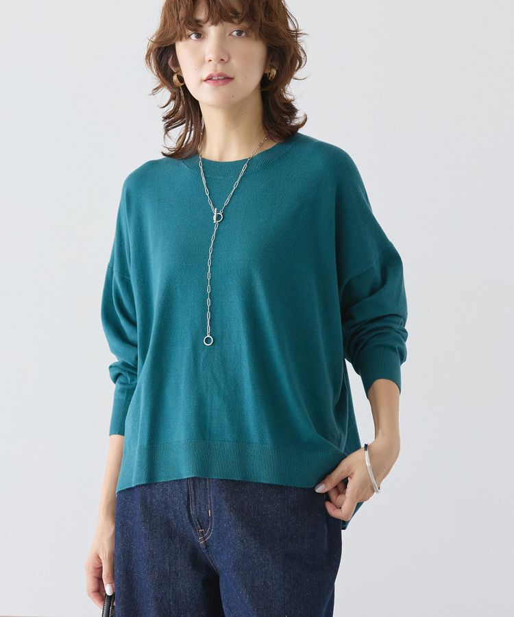 AMERICAN HOLIC「バイパチルーズニットプルオーバー＜静電気軽減＞」|ニット・セーター|