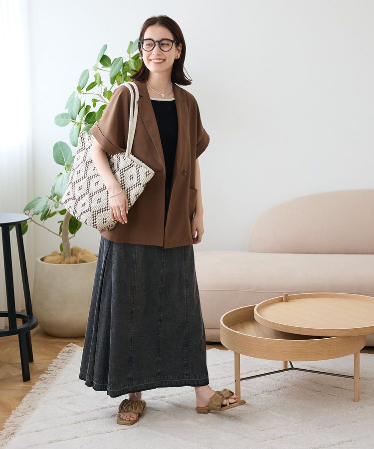 Green Parks「・ELENCARE DUE バイカラーニットタンク」|キャミソール|