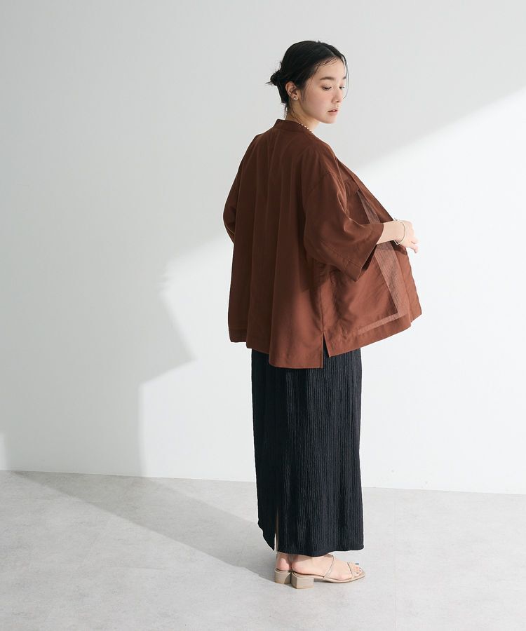 Green Parks「ダブルウエストレイヤードイージーナロースカート」|スカート|