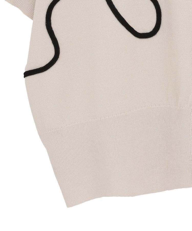 armonia「刺繍コードVネックフレンチカーディガン」|カーディガン|