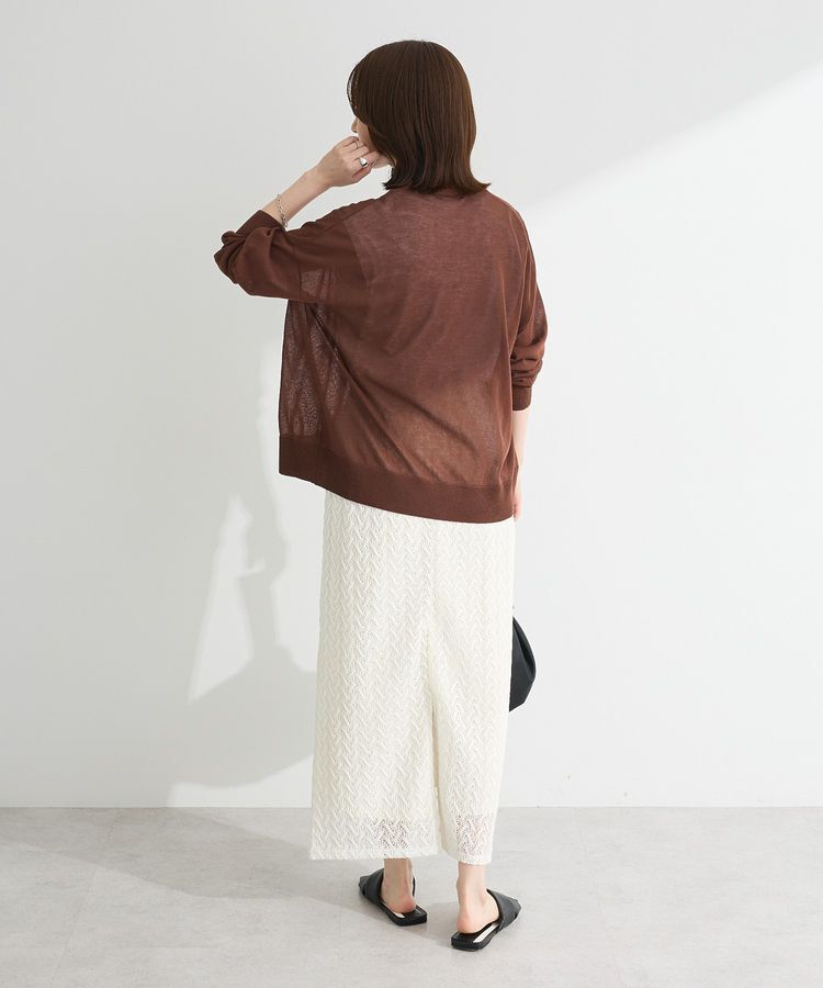 Green Parks「【WEB限定】接触冷感ゆったりカーディガン」|カーディガン|