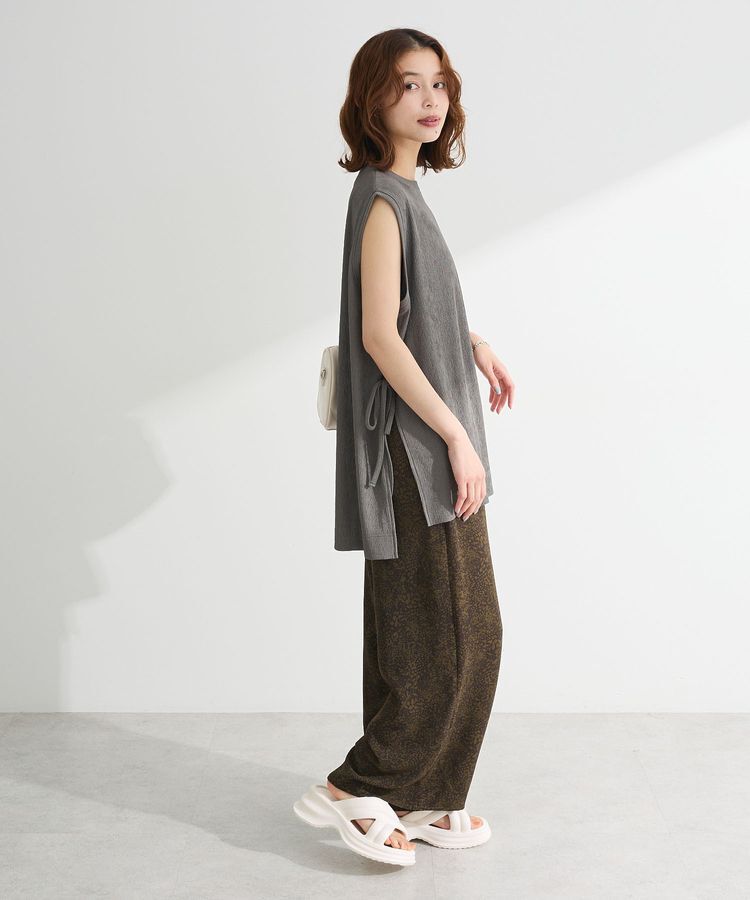 Green Parks「サイドリボンノースリーブチュニック」|チュニック|