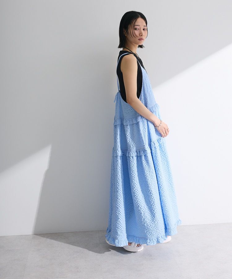 Green Parks「・Petit Fleur フリルティアードキャミワンピ」|ワンピース|