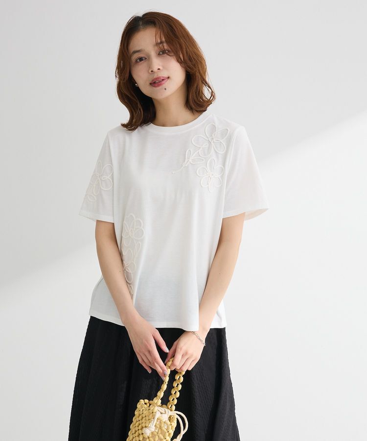 Green Parks「・SUGAR SPOON コード刺繍TEE」|Tシャツ・カットソー|