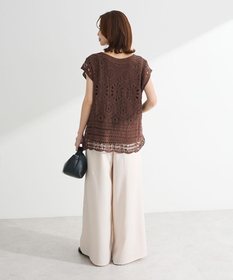 armonia「SET2点クロシェプルオーバー+タンクトップ」|Tシャツ・カットソー|