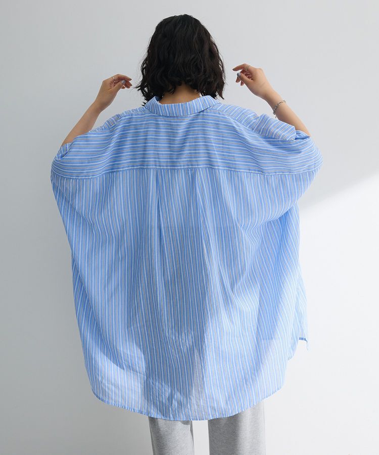 Green Parks「インド綿 ボイルポンチョチュニック」|チュニック|