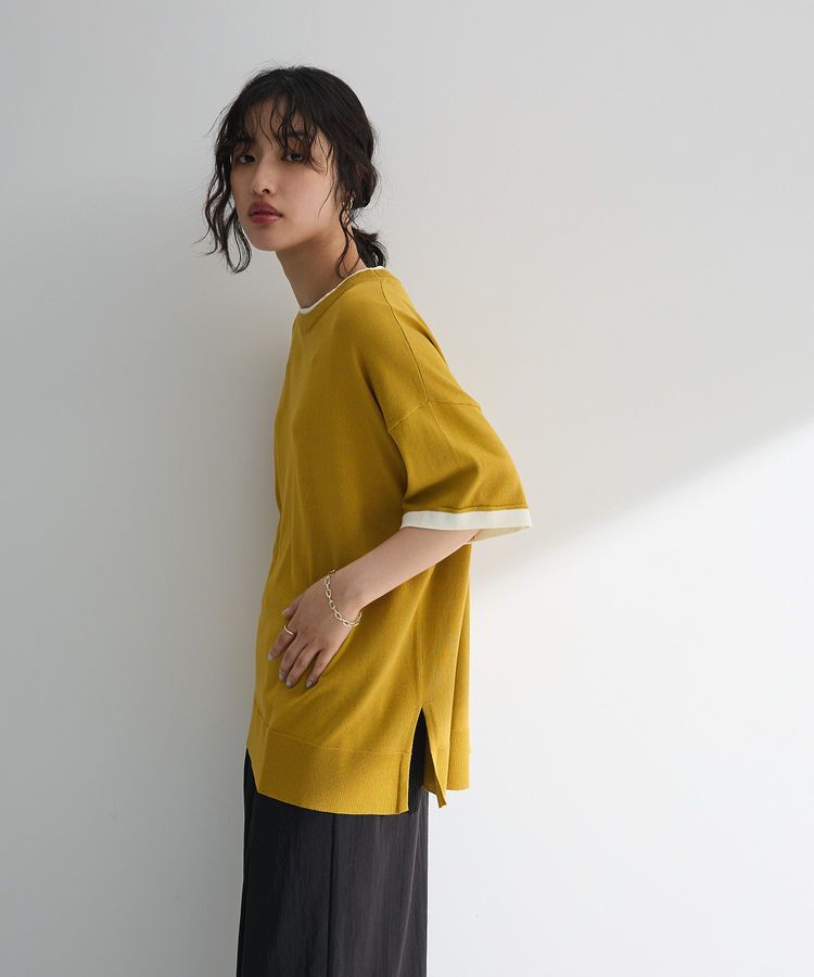 Green Parks「冷やっとすずやかレイヤーニットプルオーバー」|ニット・セーター|