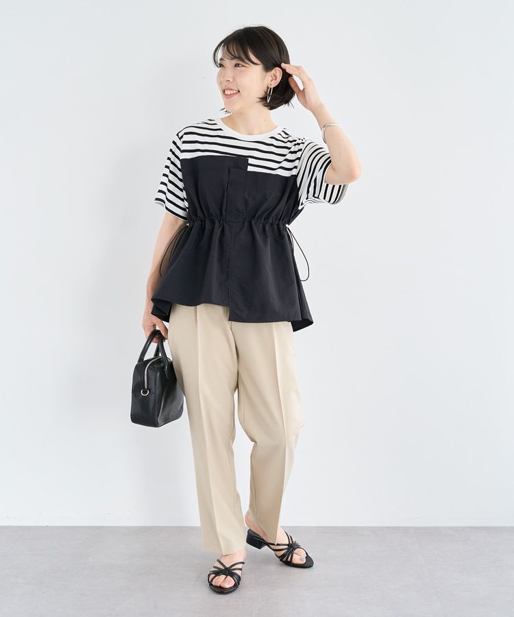 Green Parks「きれいシルエット麻調パンツ(テーパード)」|その他|