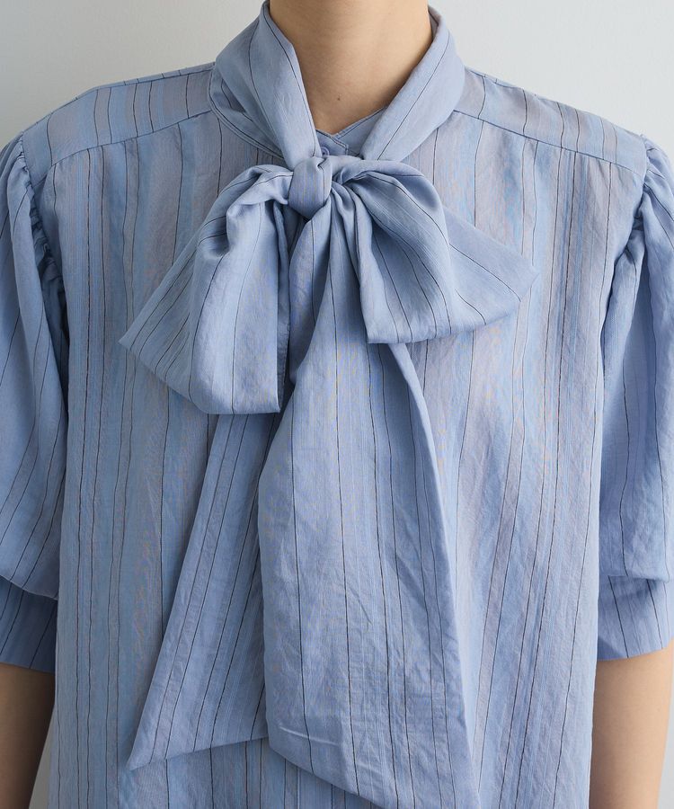 AnriettMusee「2WAYボウタイバルーンスリーブブラウス」|シャツ・ブラウス|