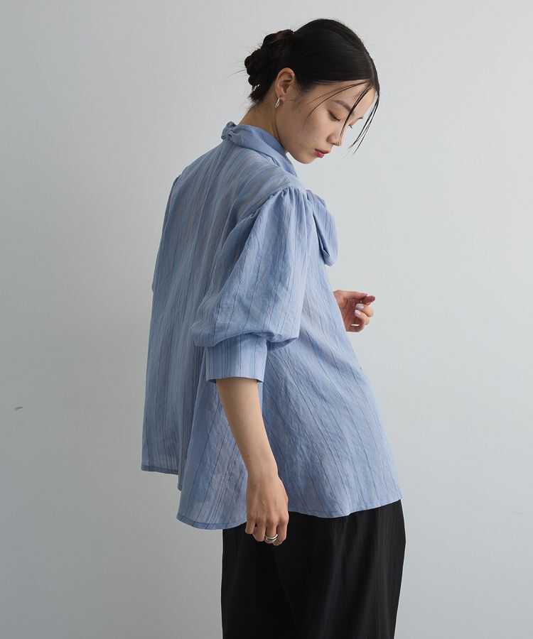 AnriettMusee「2WAYボウタイバルーンスリーブブラウス」|シャツ・ブラウス|