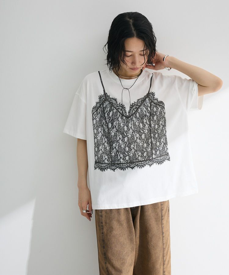 Green Parks「・SUGAR SPOON トロンプルイユTEE」|Tシャツ・カットソー|