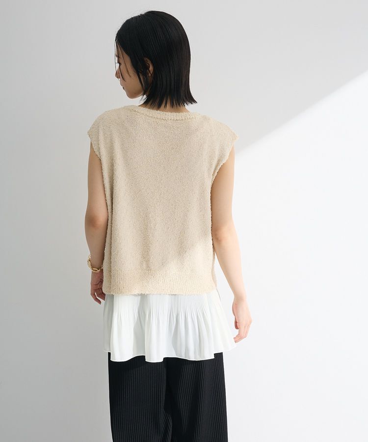 Green Parks「裾プリーツタンクトップ」|インナー|