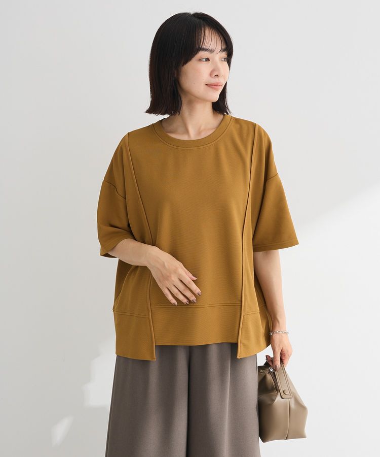 Green Parks「テープパイピングリップルプルオーバー」|Tシャツ・カットソー|