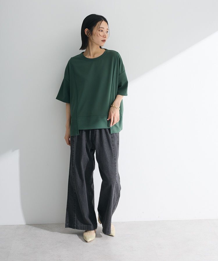 Green Parks「テープパイピングリップルプルオーバー」|Tシャツ・カットソー|