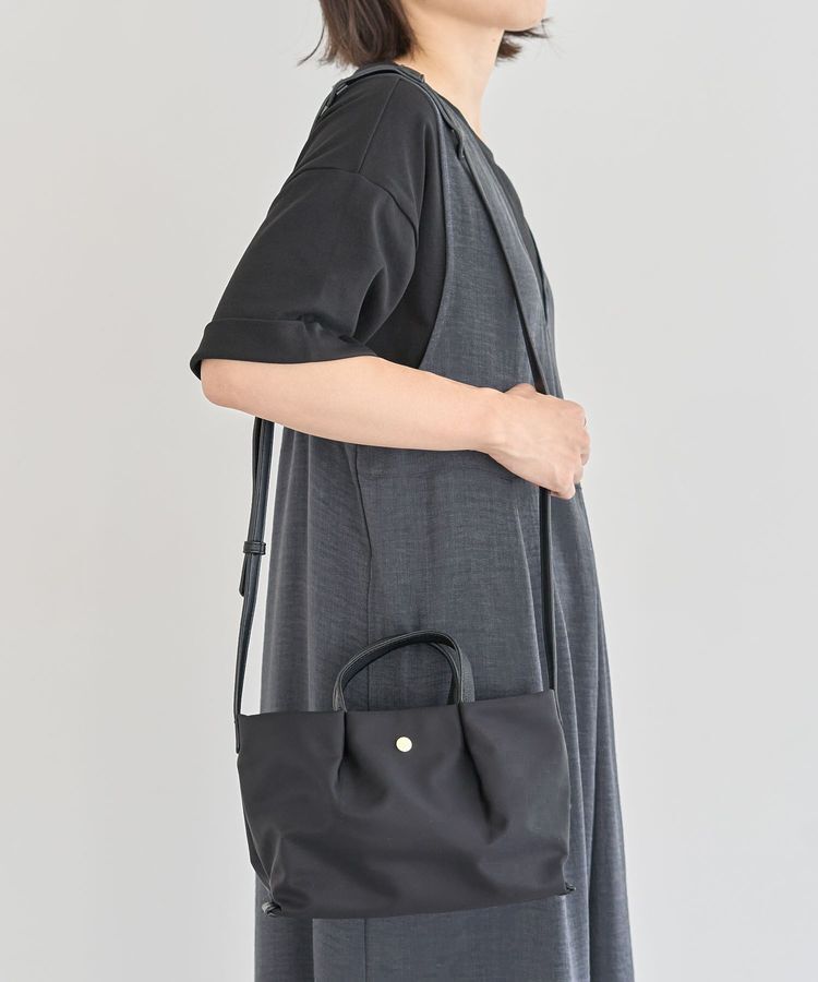 Green Parks「・Legato Largo 肩楽ミニショルダー」|ショルダー・メッセンジャー|Black